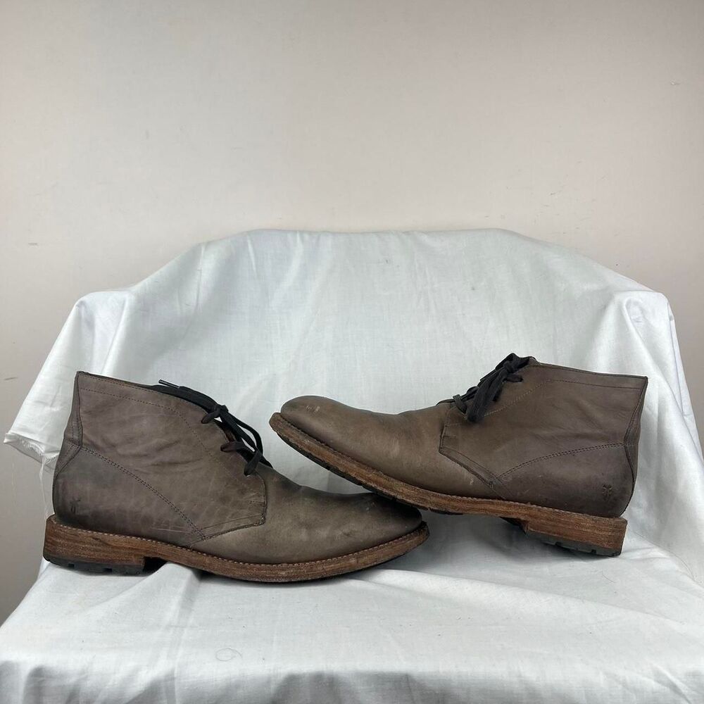 Frye Bowery Leather Chukka Boots Size 10